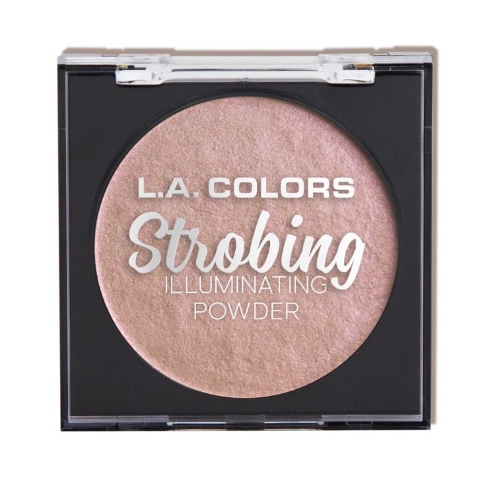 ❤️‍🔥10/$30❤️‍🔥L.A. Colors Strobing Illuminating Powder - Flashing Pink
